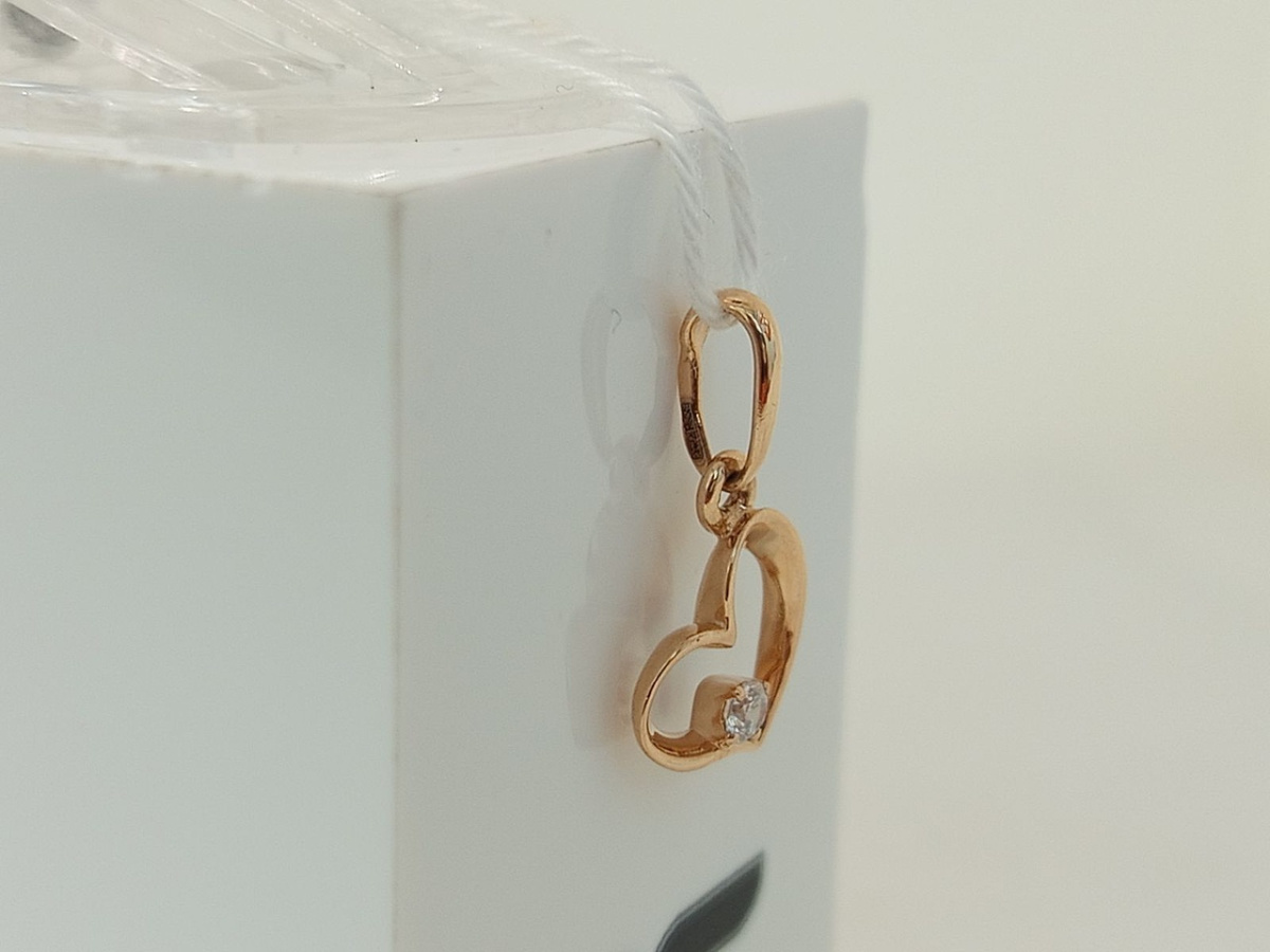 ПОДКМ585 ПОДВЕСКА С КАМНЕМ (Au 585)