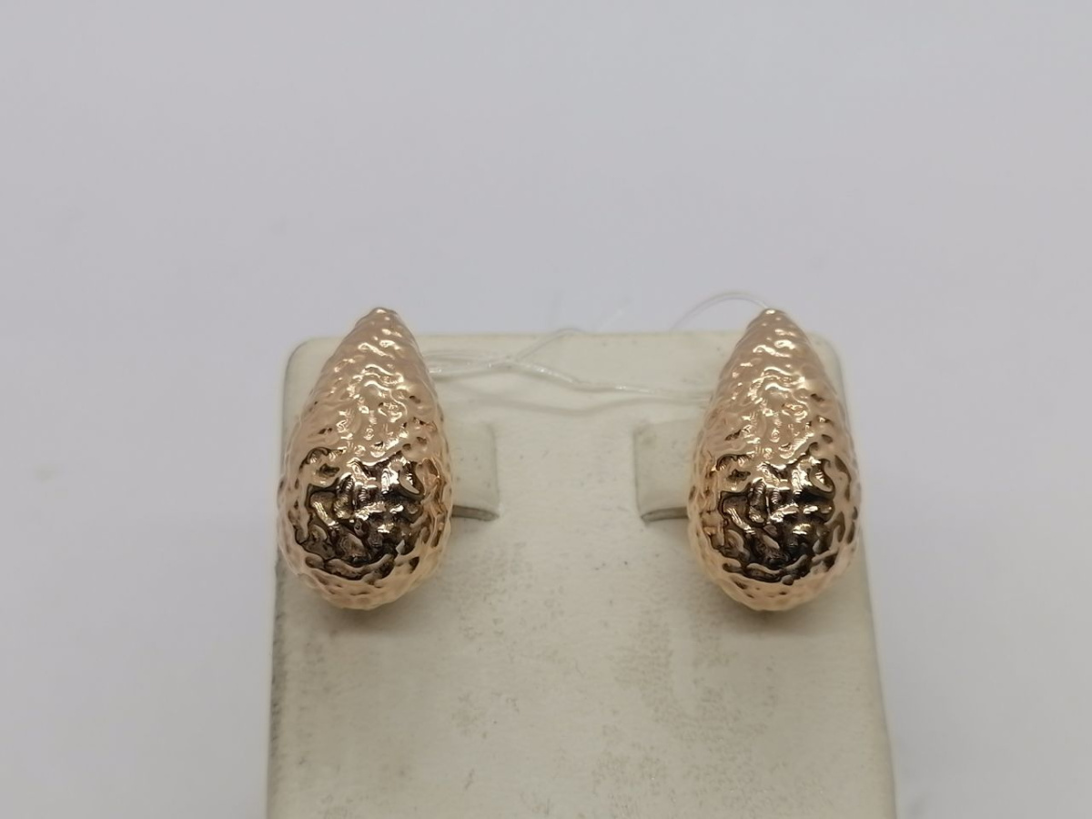 СЕРЬГИ БЕЗ КАМНЯ (Au 585)