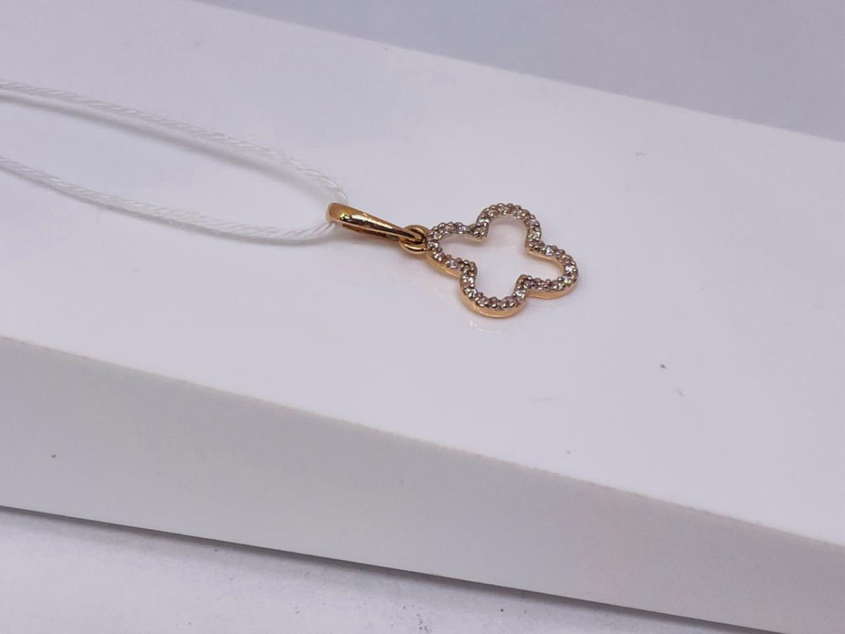 ПОДКМИ585 ПОДВЕСКА С КАМНЯМИ (Au 585)