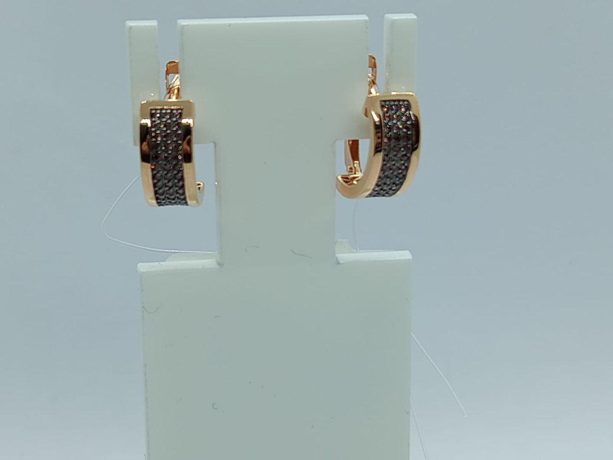 СЕРЬГИ С КАМНЯМИ (Au 585)