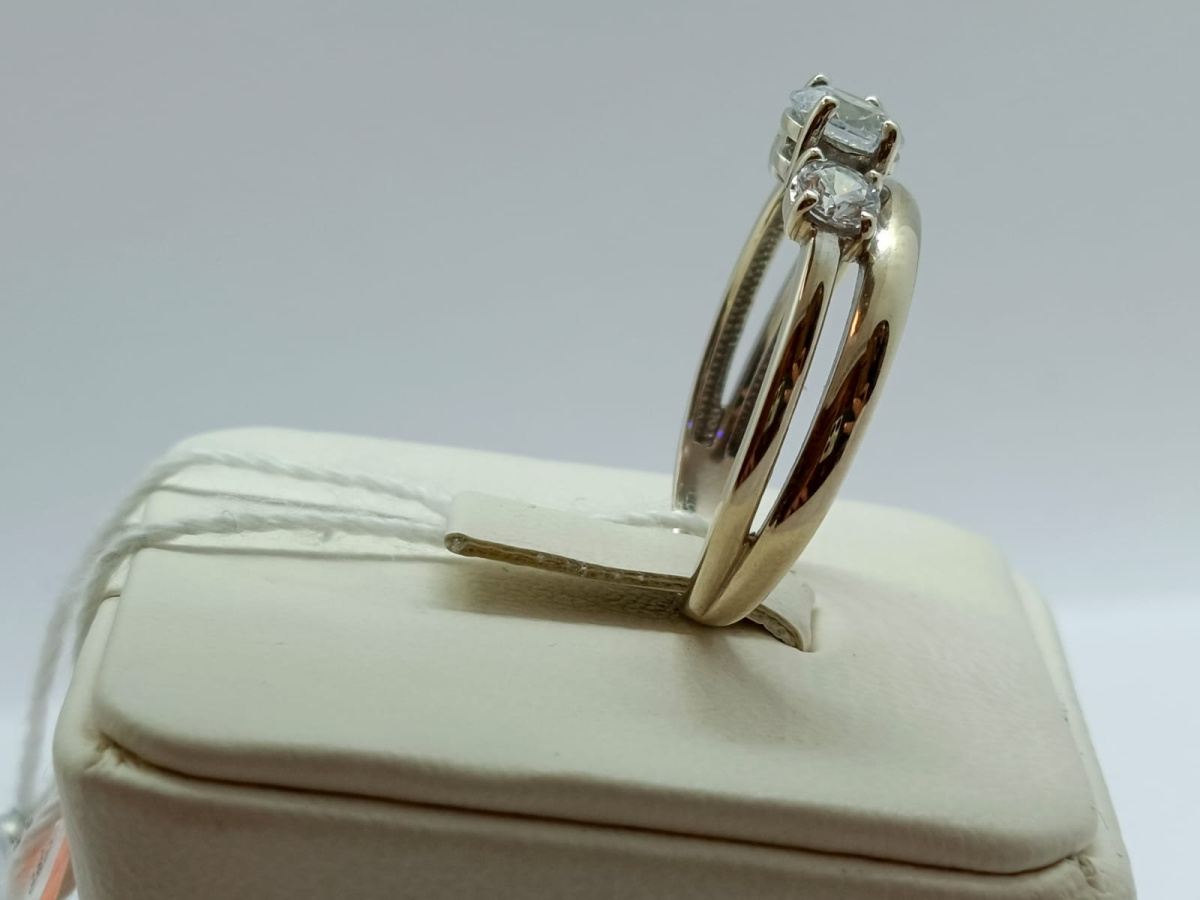 КОЛКМИ585 КОЛЬЦО С КАМНЯМИ (Au 585)