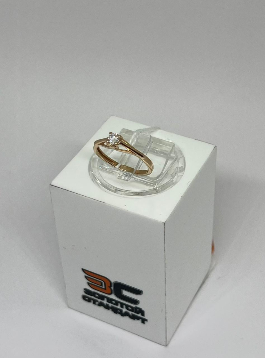 КОЛКМ585 КОЛЬЦО С КАМНЕМ (Au 585)