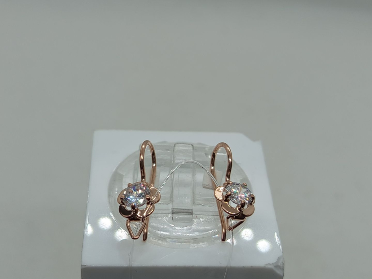 СЕРЬГИ С КАМНЯМИ (Au 585)