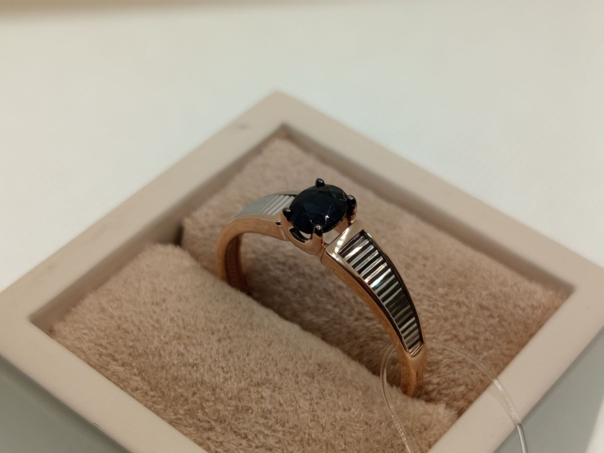 КОЛЬЦО САПФИР (Au 585)