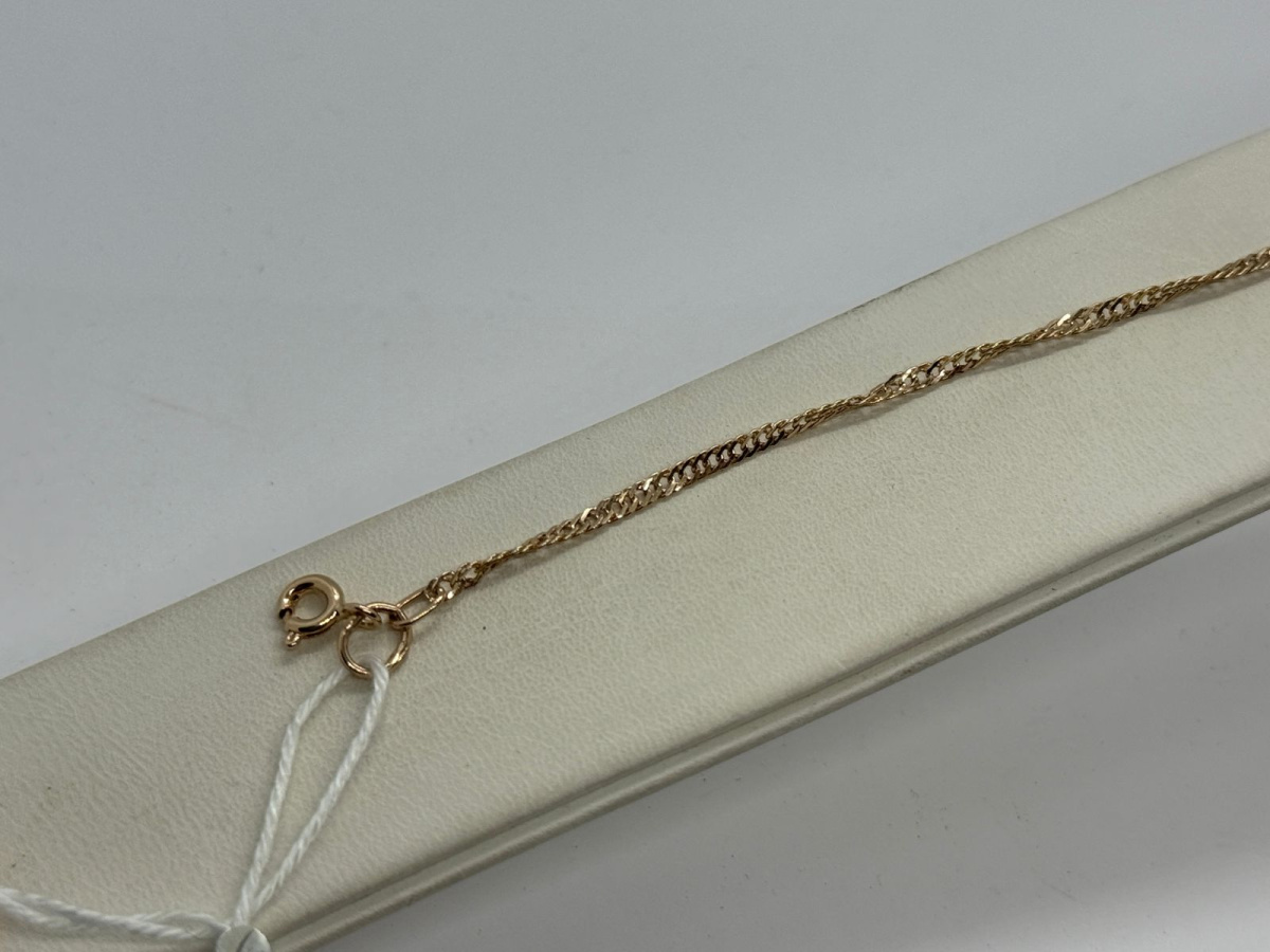 БРАСЛЕТ ПУСТОТЕЛЫЙ Сингапур Au 585