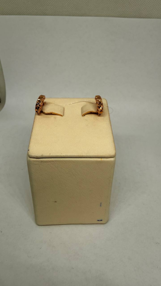 СЕРЬГИ БЕЗ КАМНЯ (Au 585)