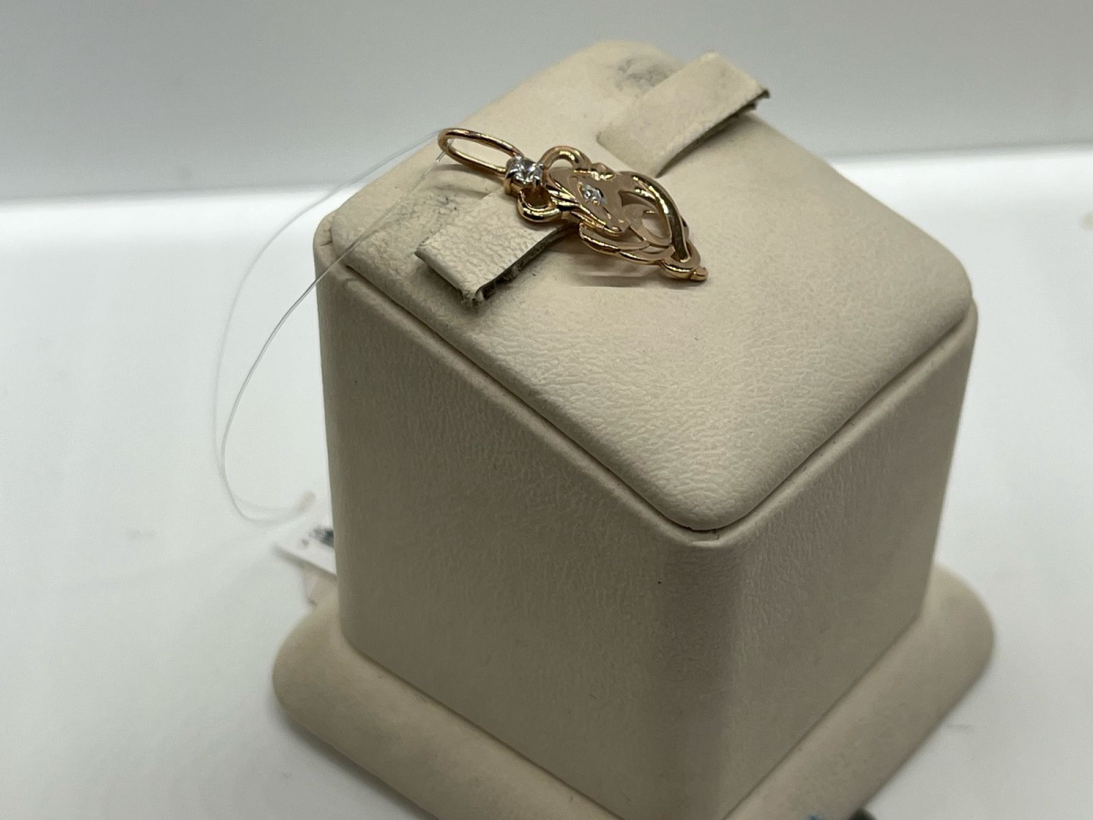 ПОДВЕСКА ЗНАК ЗОДИАКА ТЕЛЕЦ (Au 585)