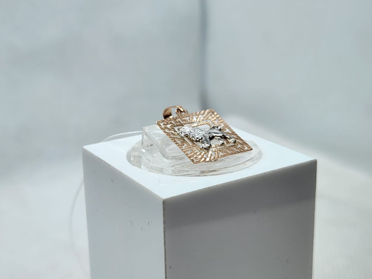 ПОДВЕСКА ЗНАК ЗОДИАКА ЛЕВ (Au 585)