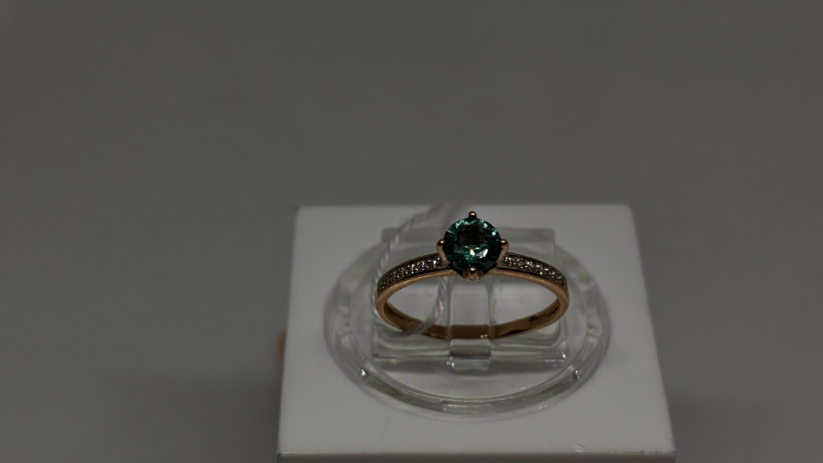 КОЛКМИ585 КОЛЬЦО С КАМНЯМИ (Au 585)