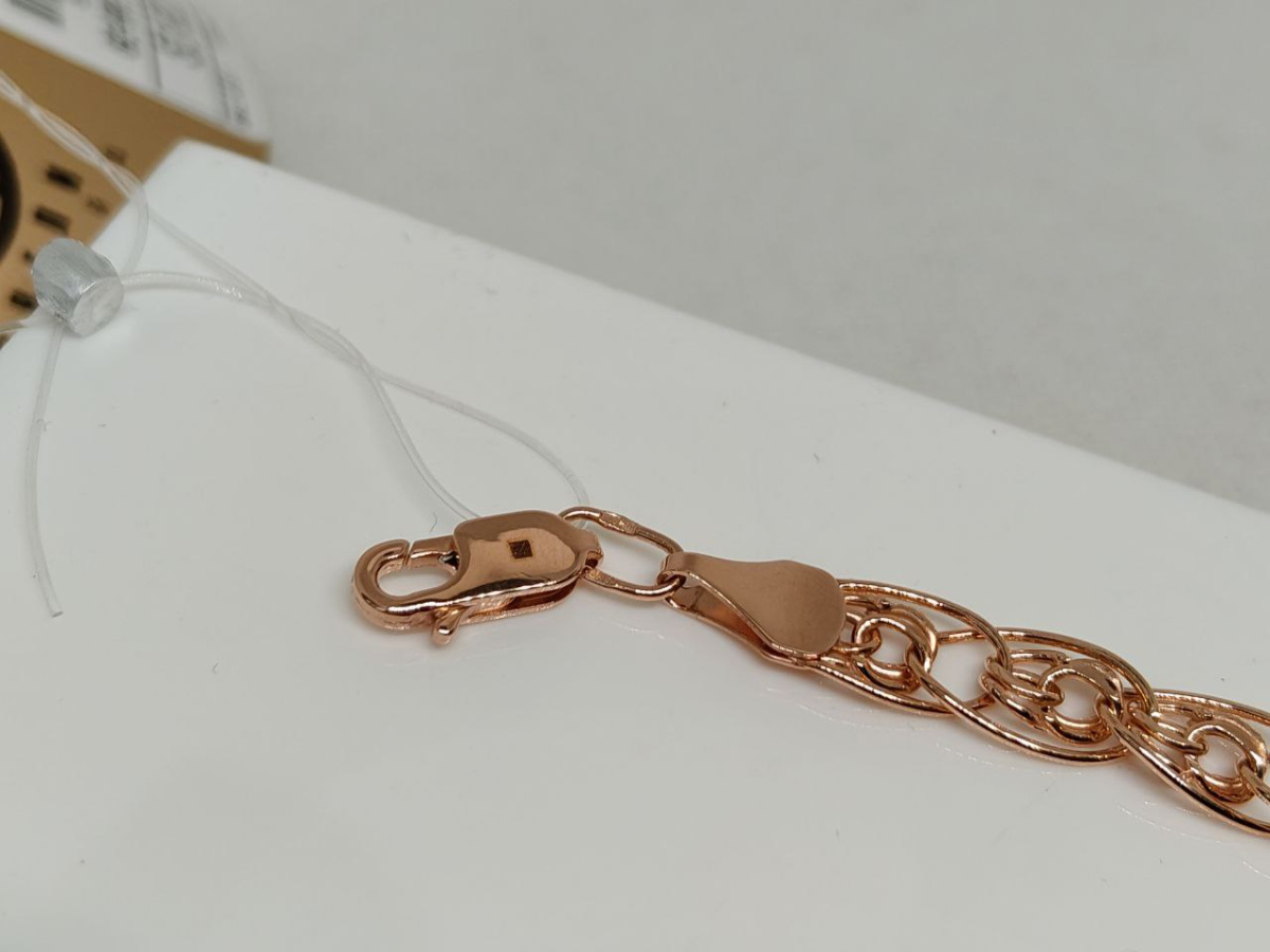 БРАСЛЕТ ПУСТОТЕЛЫЙ Нона бисмарк (Au 585)