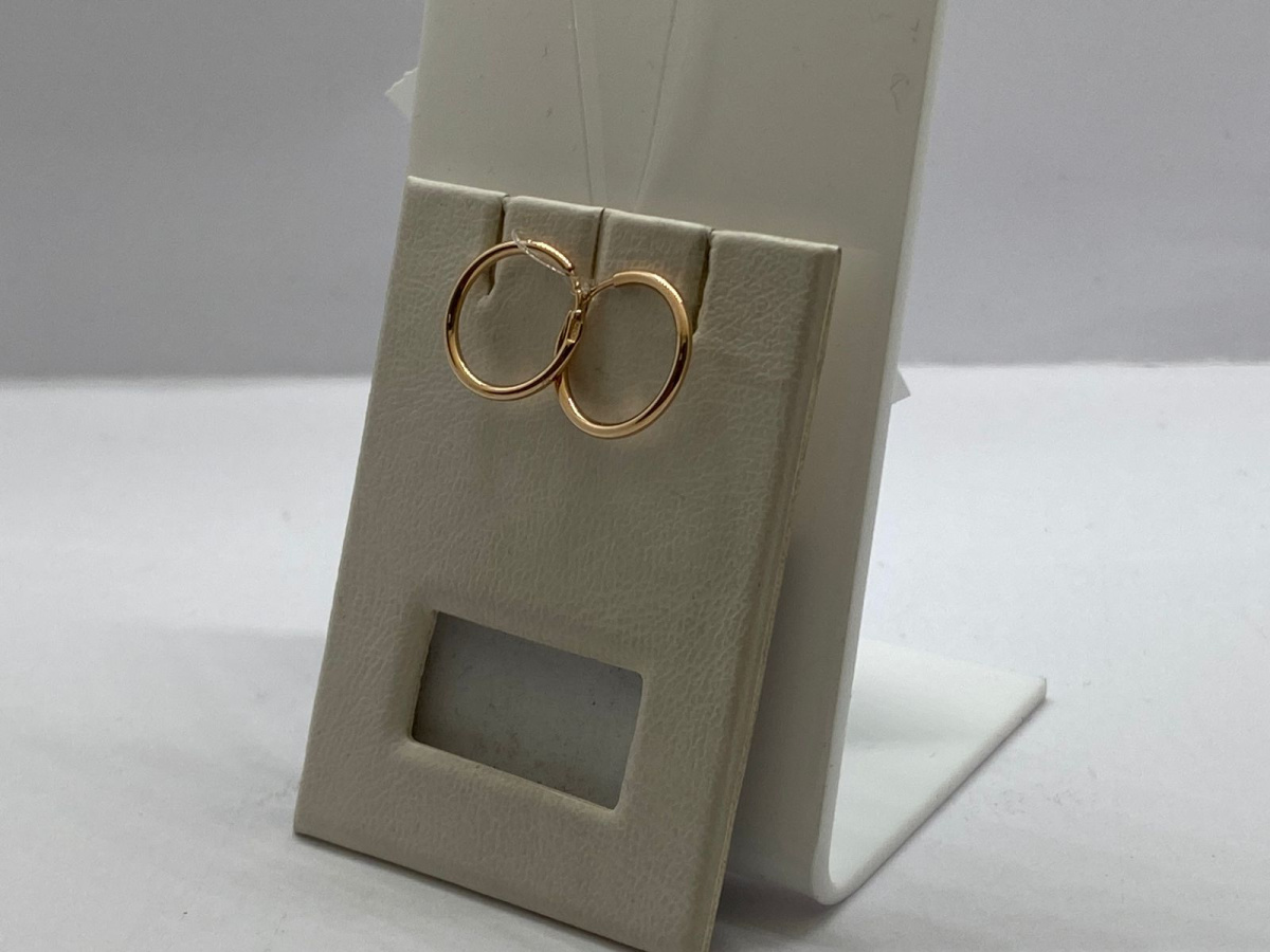 СЕРЬГИ КОНГО без камня (Au 585)