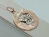 ПОДВЕСКА ЗНАК ЗОДИАКА ЛЕВ (Au 585)