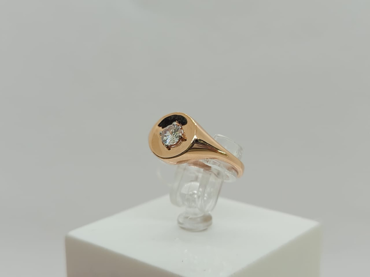 КОЛЬЦО С КАМНЕМ (Au 585)