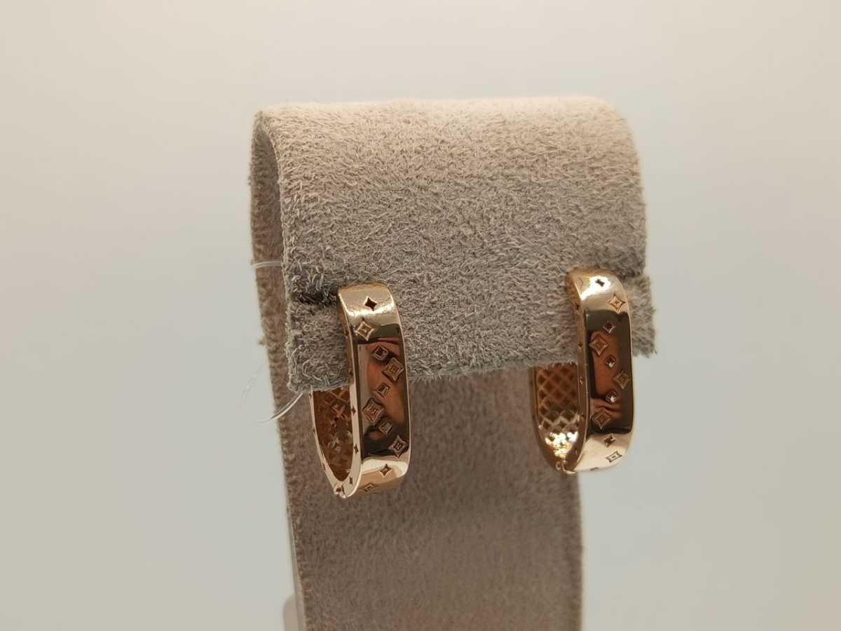 СЕРЬГИ БЕЗ КАМНЯ (Au 585)