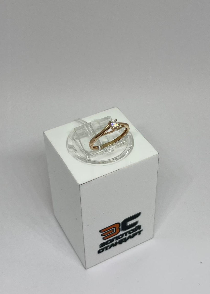 КОЛКМ585 КОЛЬЦО С КАМНЕМ (Au 585)