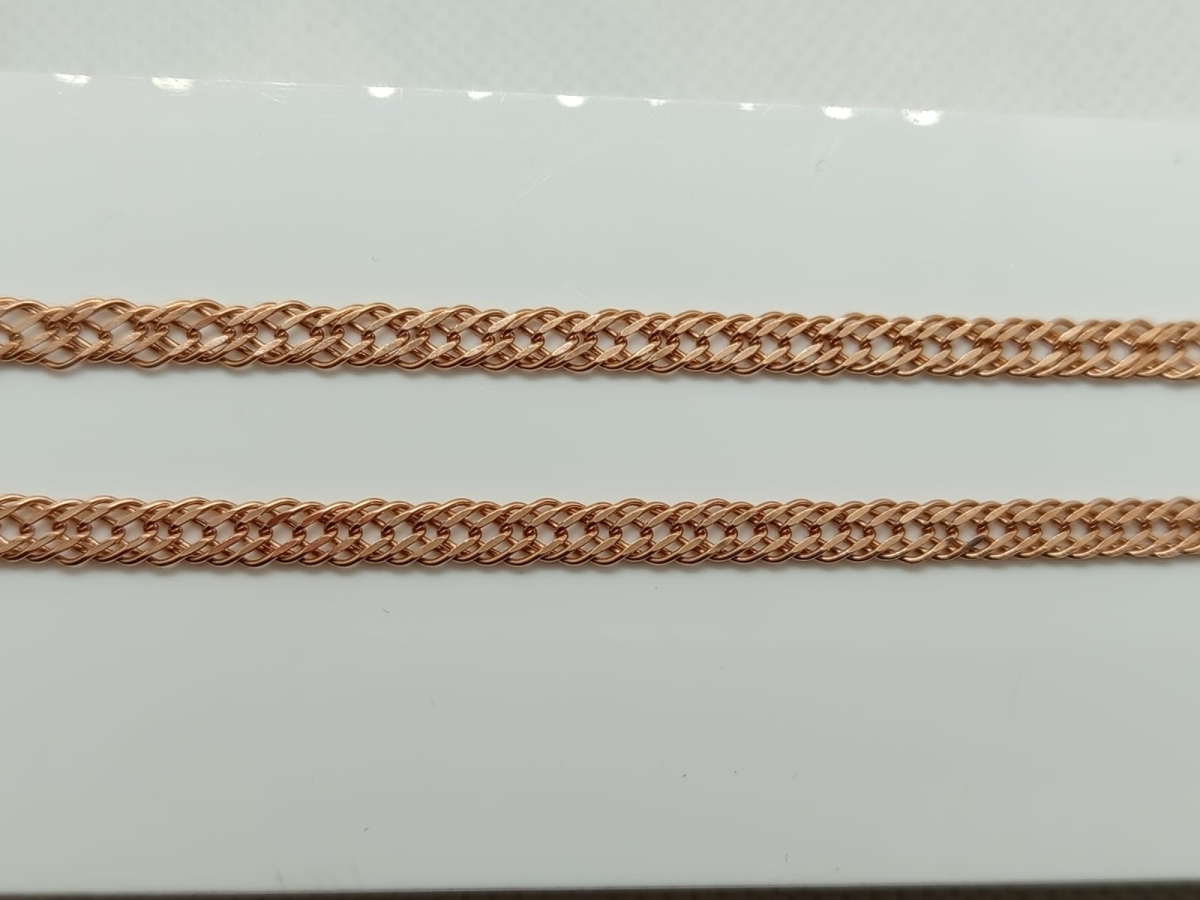 ЦЛР3585 ЦЕПЬ ПОЛНОВЕСНАЯ Ромб тройной (Au 585)