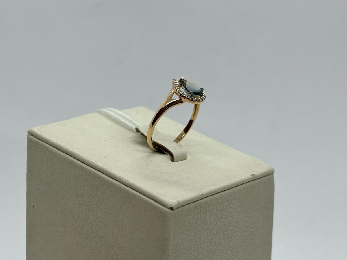 КОЛКМИ585 КОЛЬЦО С КАМНЯМИ (Au 585)