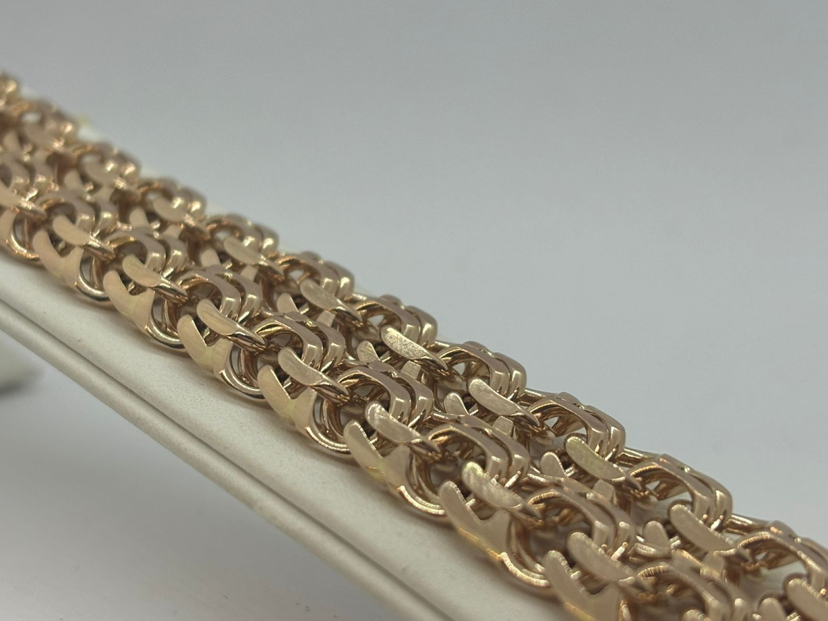 ЦЕПЬ ПОЛНОВЕСНАЯ Бисмарк (Au 585)