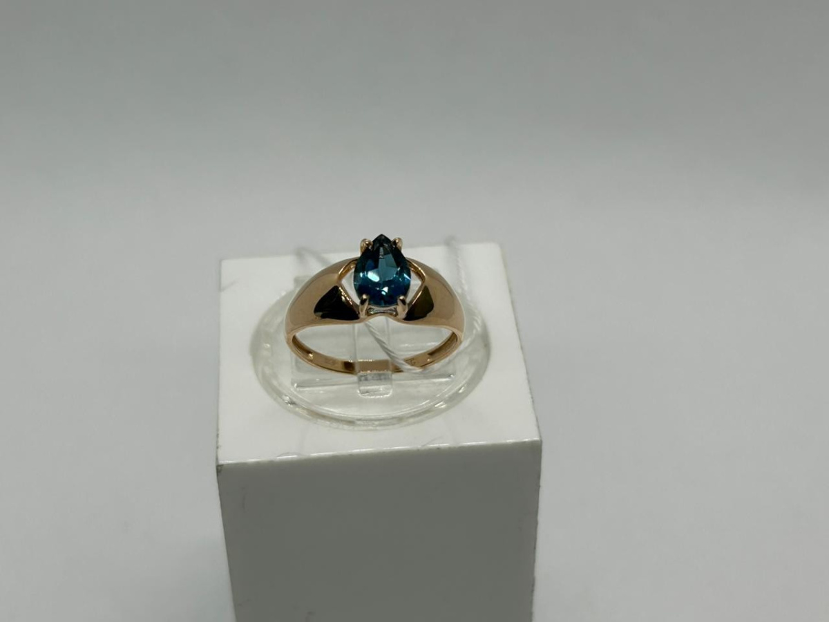 КОЛКМ585 КОЛЬЦО С КАМНЕМ (Au 585)