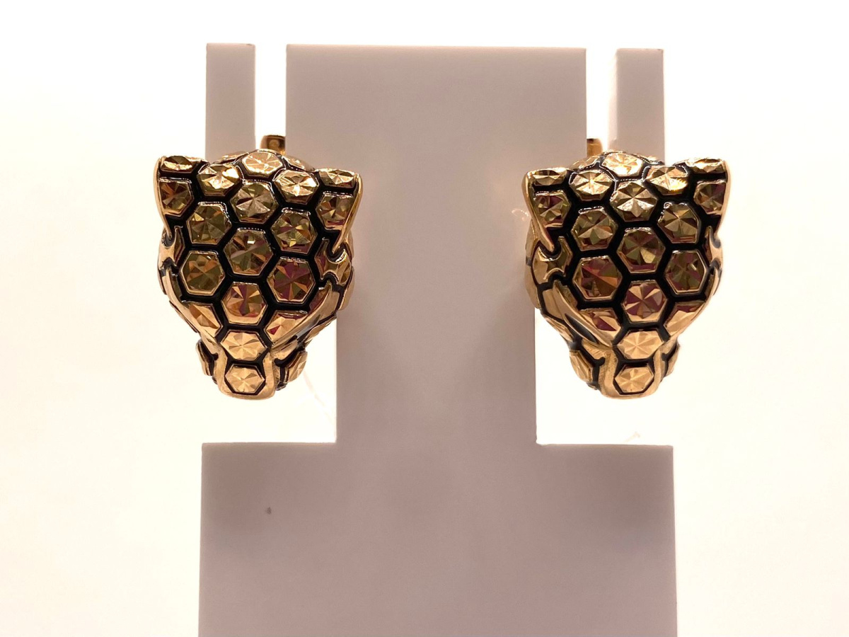 СЕРЬГИ ЭМАЛЬ (Au 585)