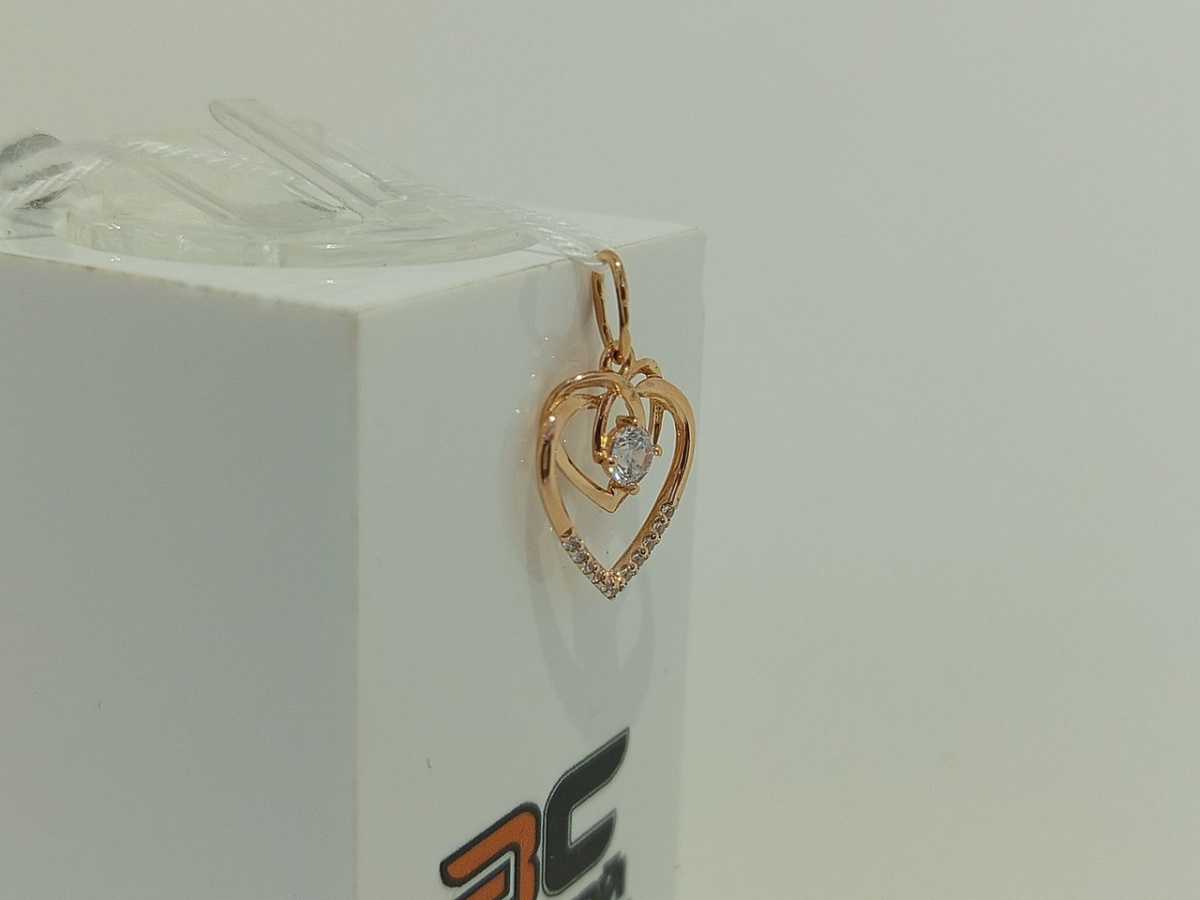 ПОДКМИ585 ПОДВЕСКА С КАМНЯМИ (Au 585)