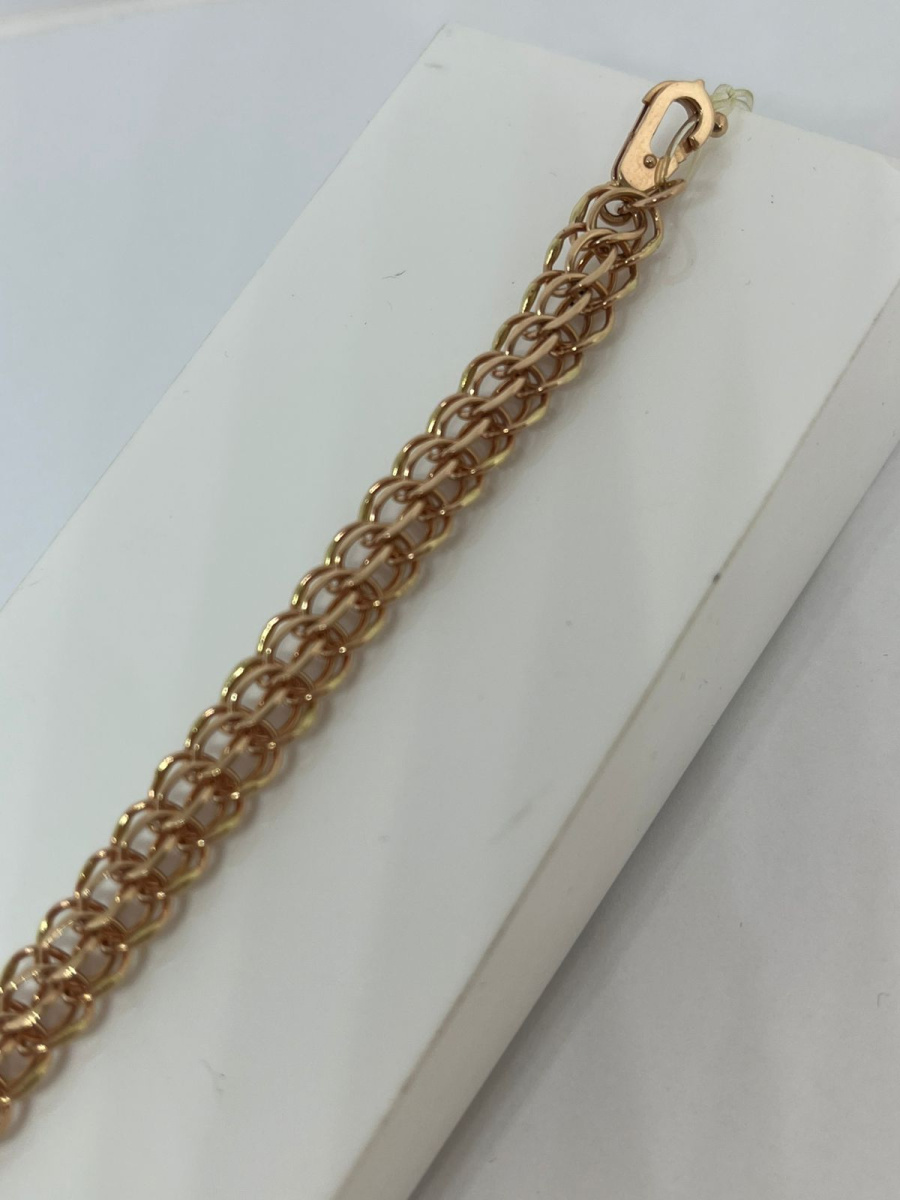 БРАСЛЕТ ПОЛНОВЕСНЫЙ Итальянка (Au 585)