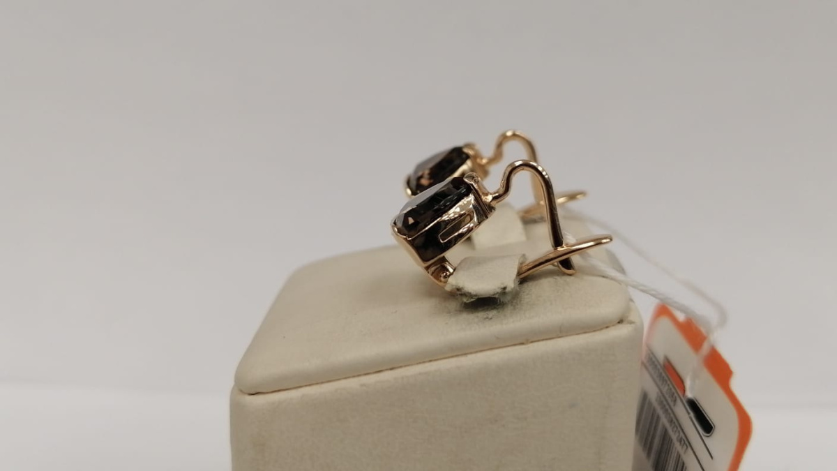 СЕРЬГИ С КАМНЕМ (Au 585)