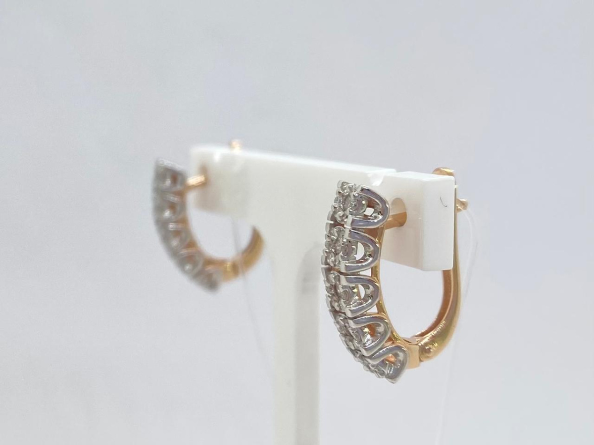 СЕРЬГИ БРИЛЛИАНТ (Au 585)