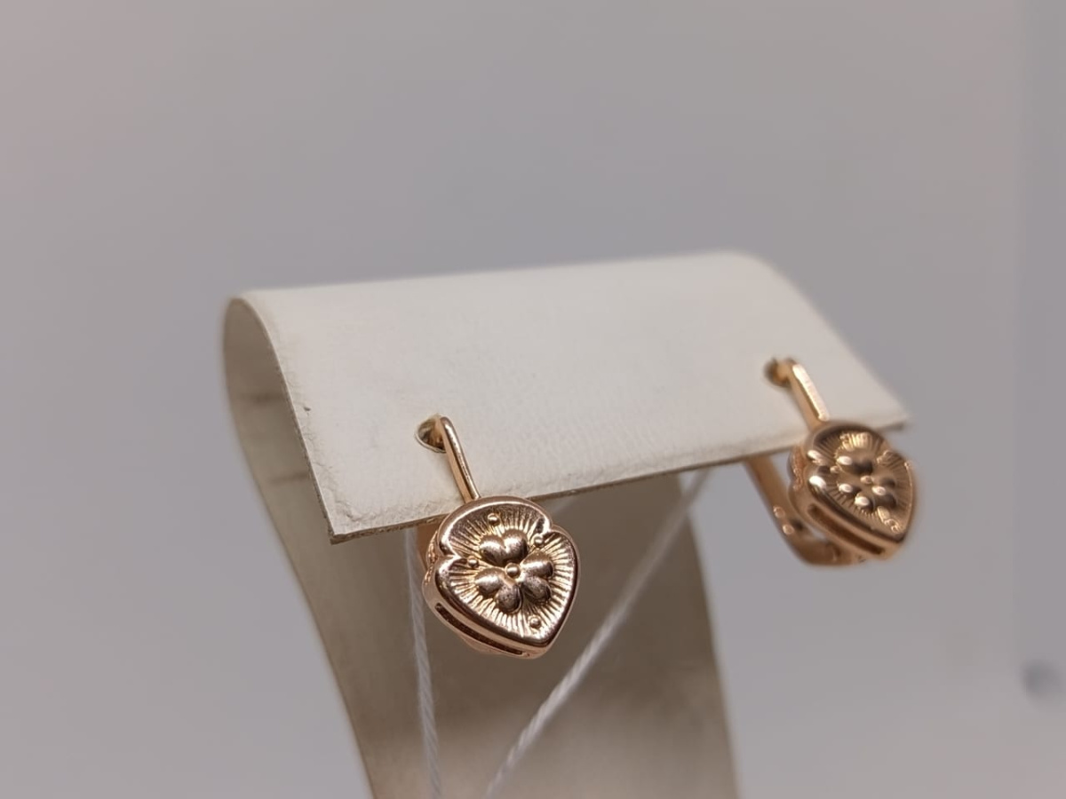 СЕРЬГИ БЕЗ КАМНЯ (Au 583)