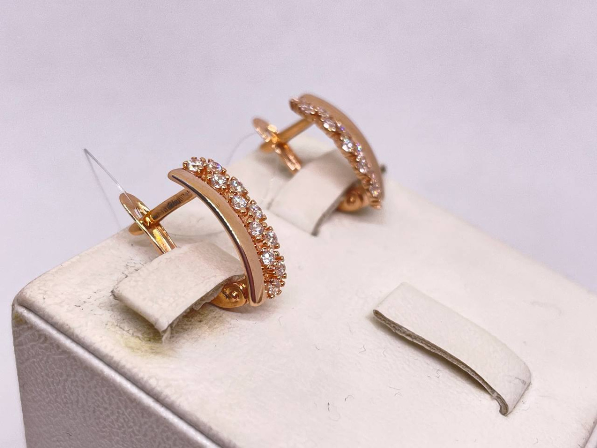 СЕРЬГИ С КАМНЯМИ (Au 585)