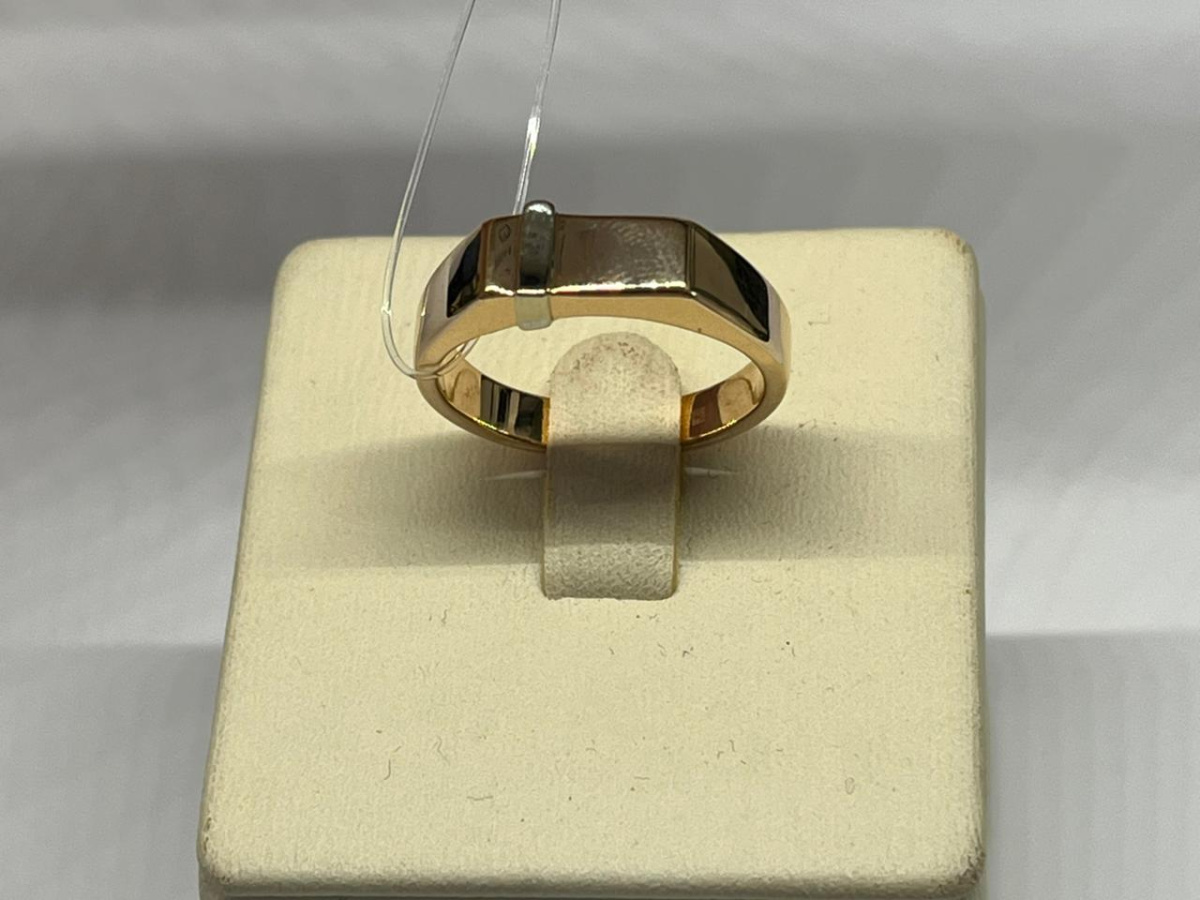 КОЛЬЦО ПЕЧАТКА без камня (Au 585)