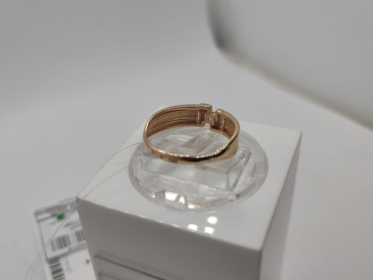 01-117850 КОЛЬЦО С КАМНЯМИ (Au 585)