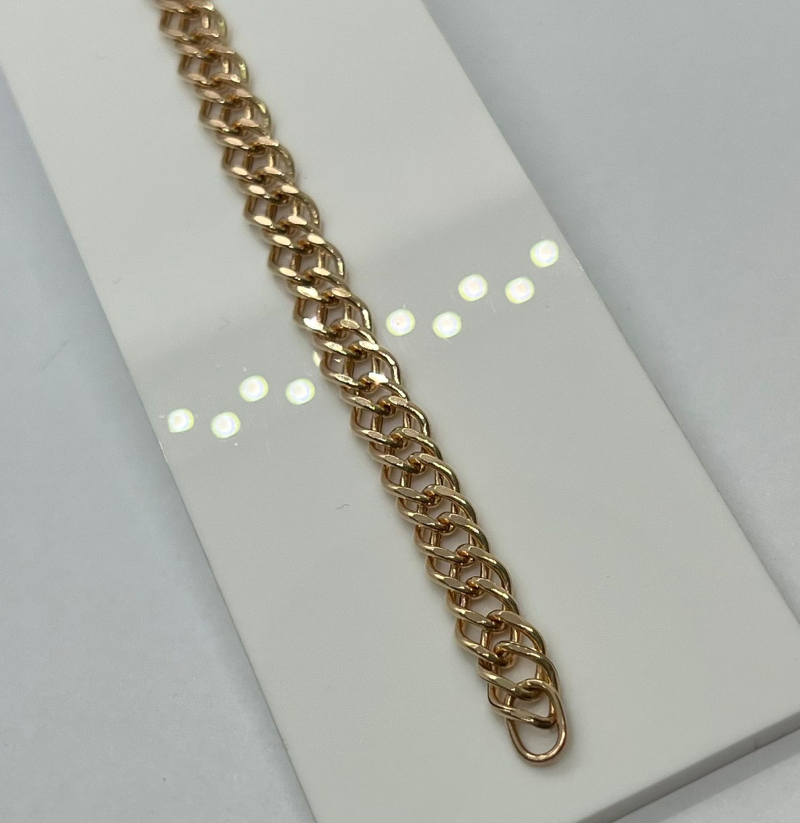 НБ 12-076ПГ БРАСЛЕТ ПУСТОТЕЛЫЙ (Au 585)