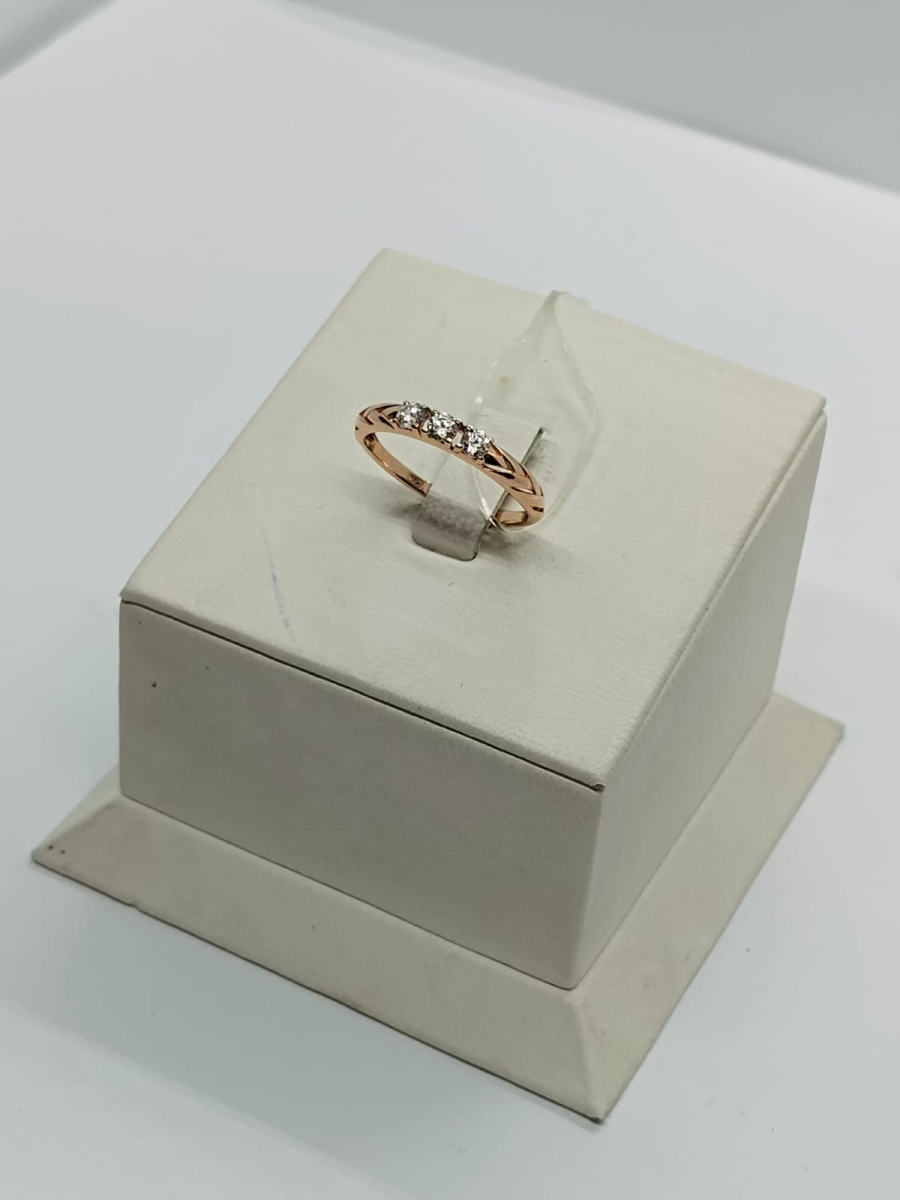 КОЛКМИ585 КОЛЬЦО С КАМНЯМИ (Au 585)