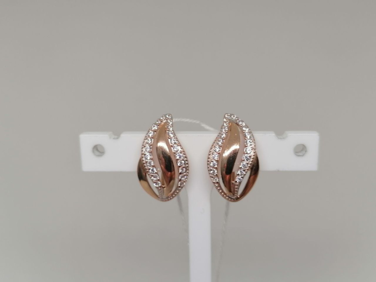 СЕРЬГИ С КАМНЯМИ (Au 585)