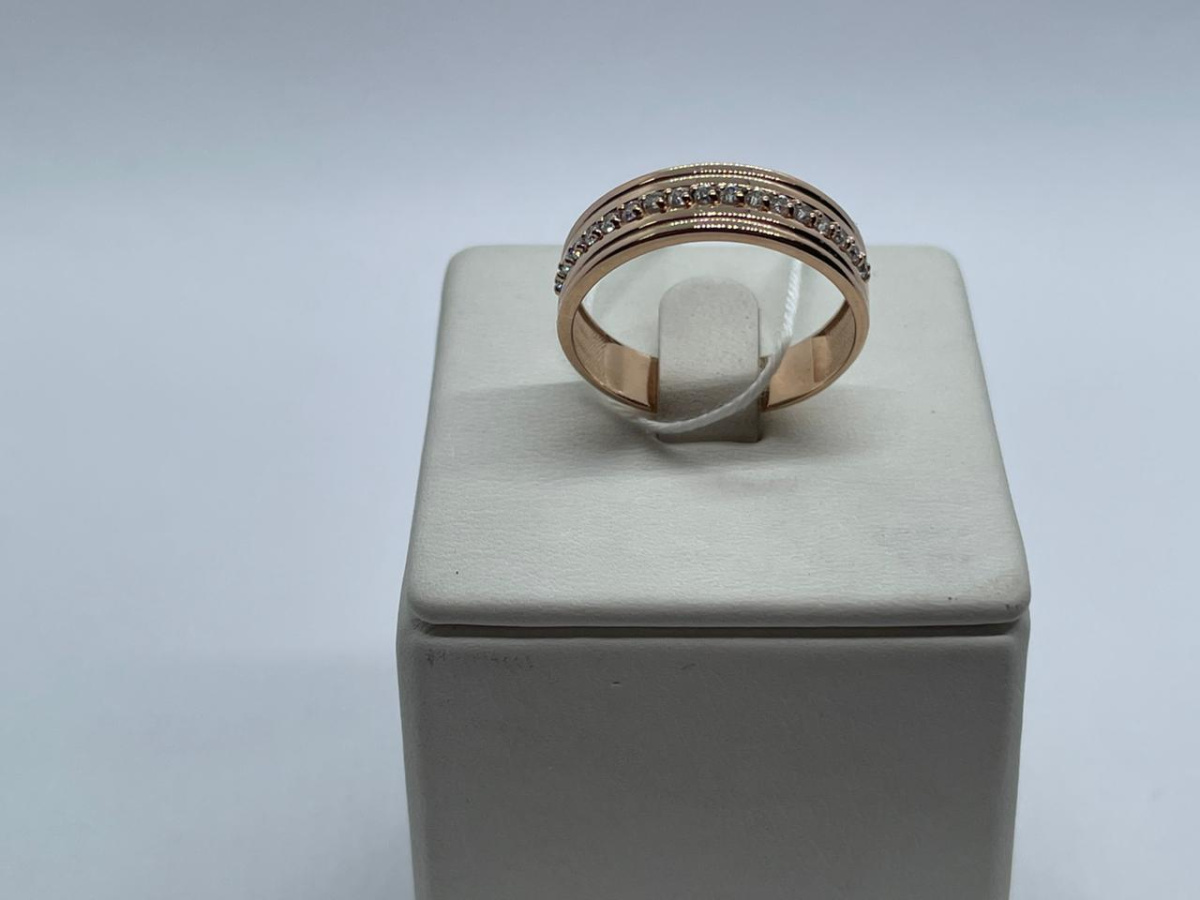 КОЛКМИ585 КОЛЬЦО С КАМНЯМИ (Au 585)