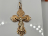ПОДКБК583 ПОДВЕСКА КРЕСТ БЕЗ КАМНЯ (Au 583)