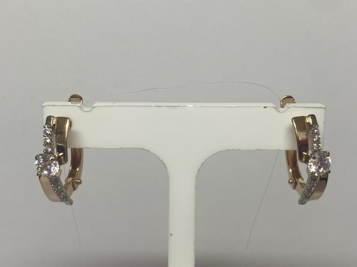 СЕРЬГИ С КАМНЯМИ (Au 585)