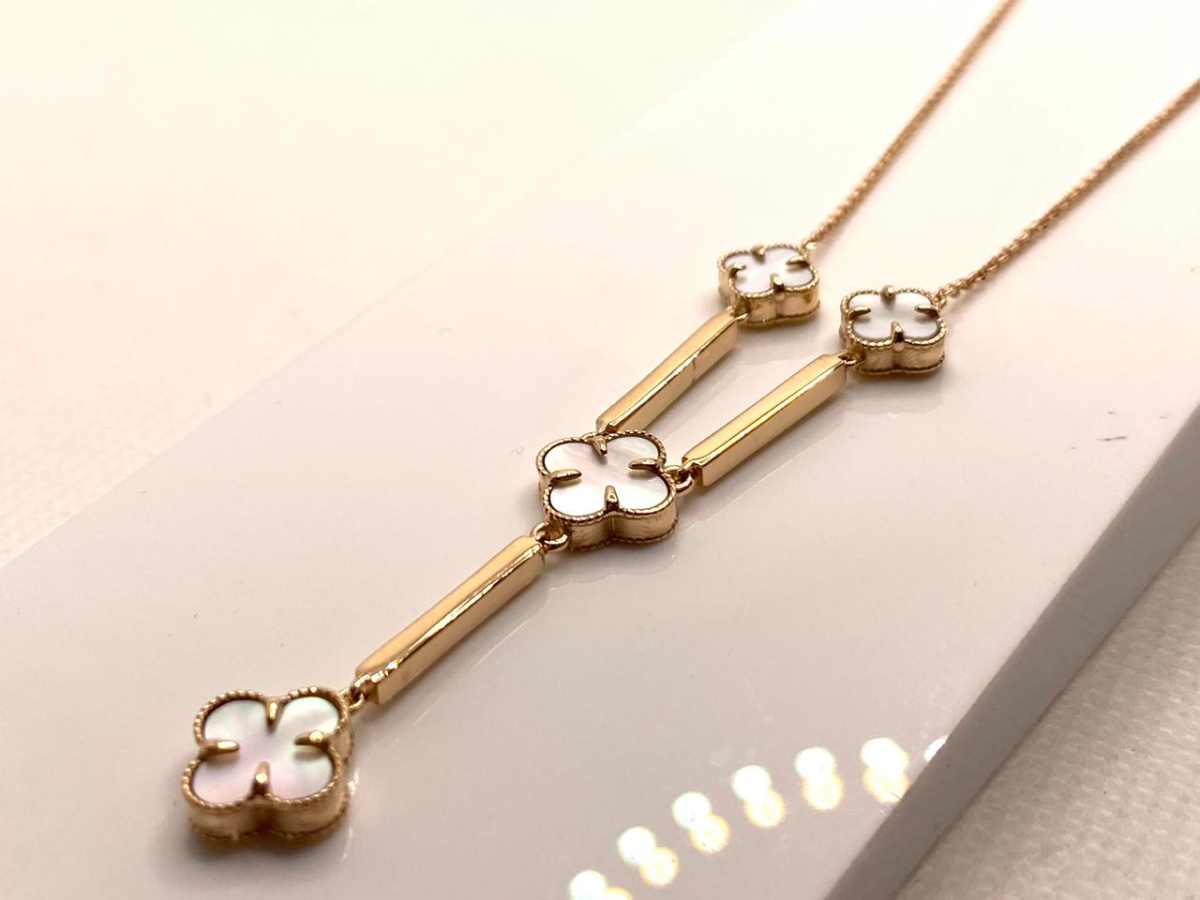 КОЛЬЕ С КАМНЯМИ (Au 585)