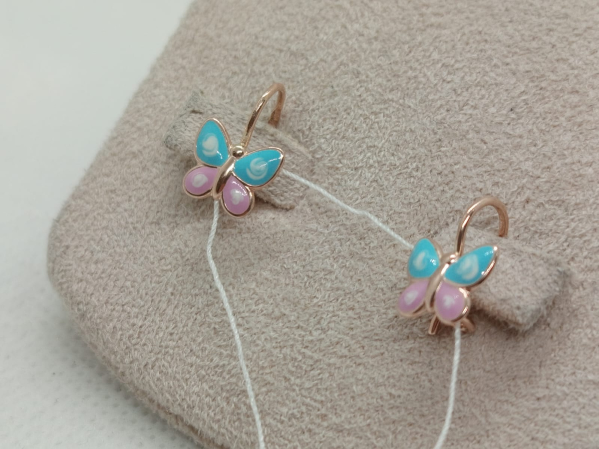 СЕРЬГИ С КАМНЯМИ (Au 585)