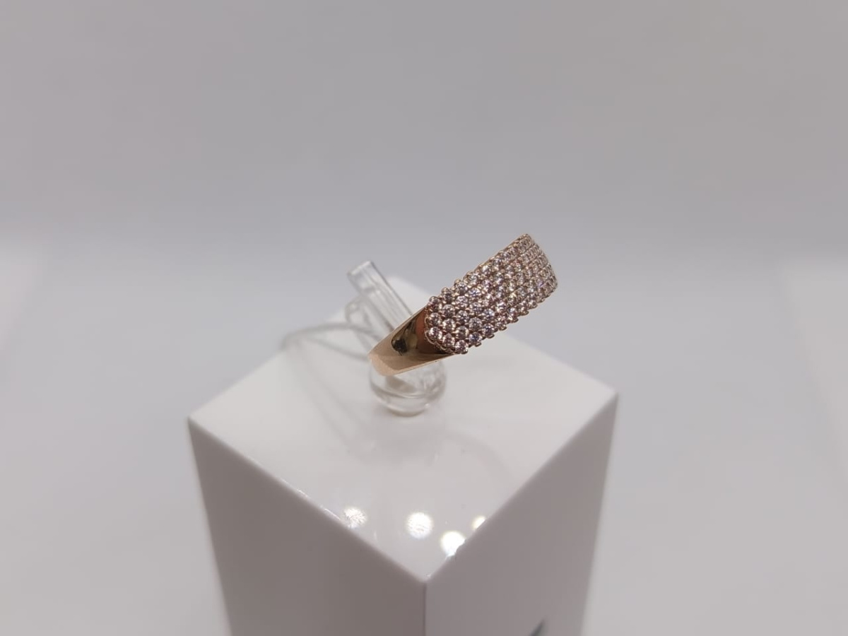 КОЛКМИ585 КОЛЬЦО С КАМНЯМИ (Au 585)