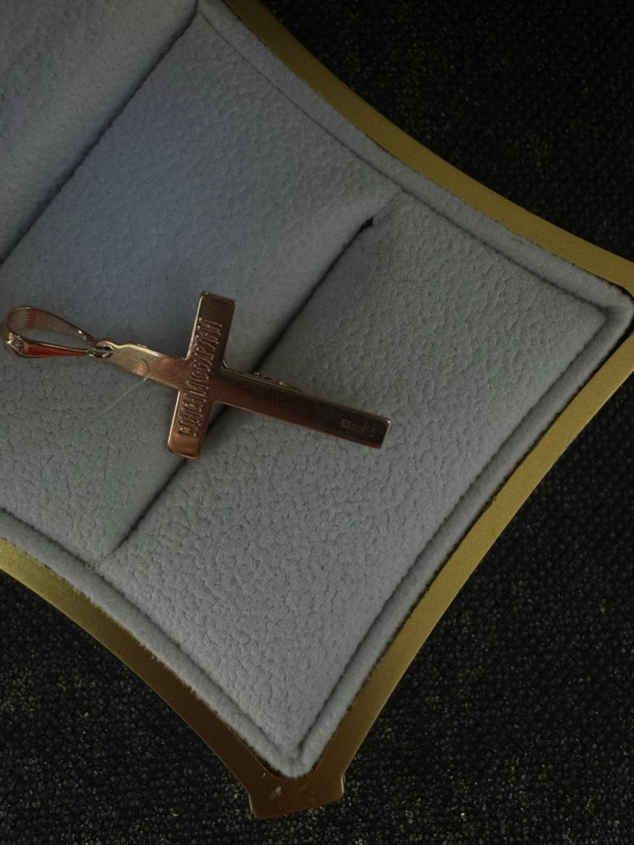 810-00322-10-00-00-00 ПОДВЕСКА КРЕСТ (Au 585)