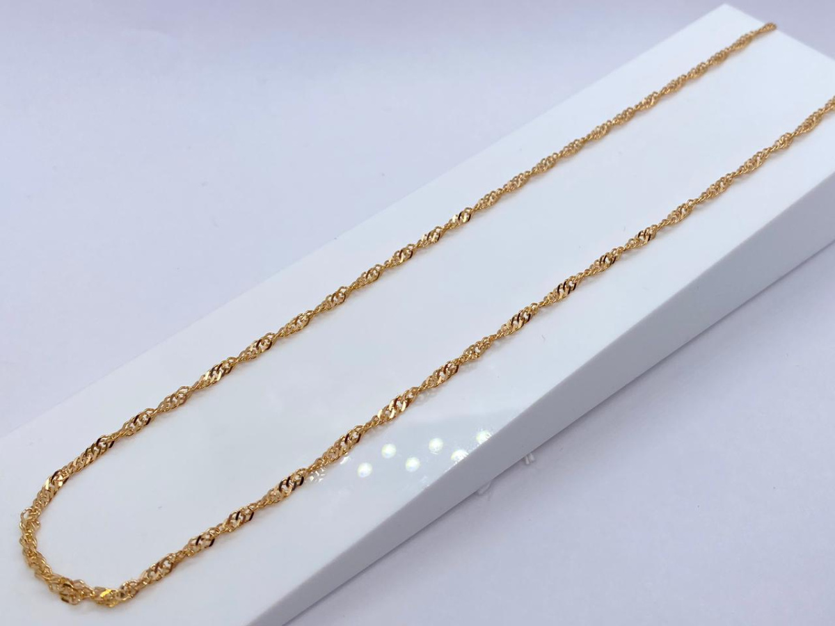 ЦЛСИ585 ЦЕПЬ ПОЛНОВЕСНАЯ Сингапур (Au 585) ЦЛСИ585 ЦЕПЬ ПОЛНОВЕСНАЯ Сингапур (Au 585)