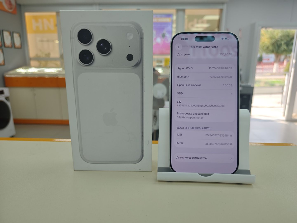 Смартфон Apple Iphone 17 Pro 256Gb