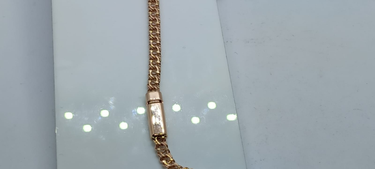 ЦЕПЬ ПОЛНОВЕСНАЯ Бисмарк арбский (Au 585) ЦЕПЬ ПОЛНОВЕСНАЯ Бисмарк арбский (Au 585)