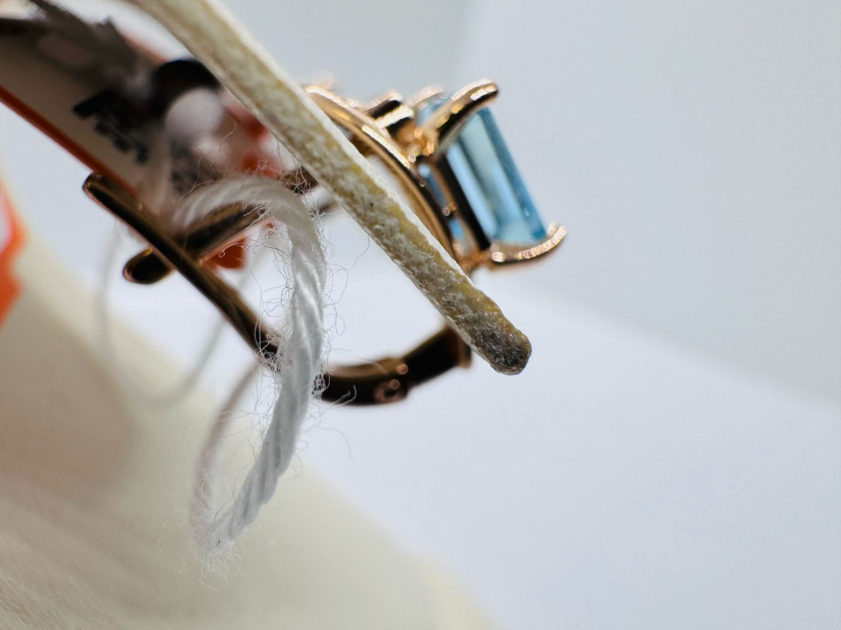 СКМИ585 СЕРЬГИ С КАМНЯМИ (Au 585)