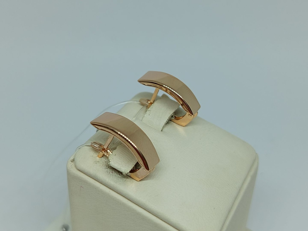 СЕРЬГИ БЕЗ КАМНЯ (Au 585)