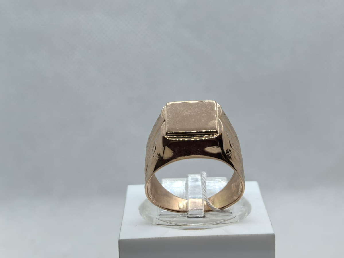 ПЕЧАТКА БЕЗ КАМНЯ (Au 583)