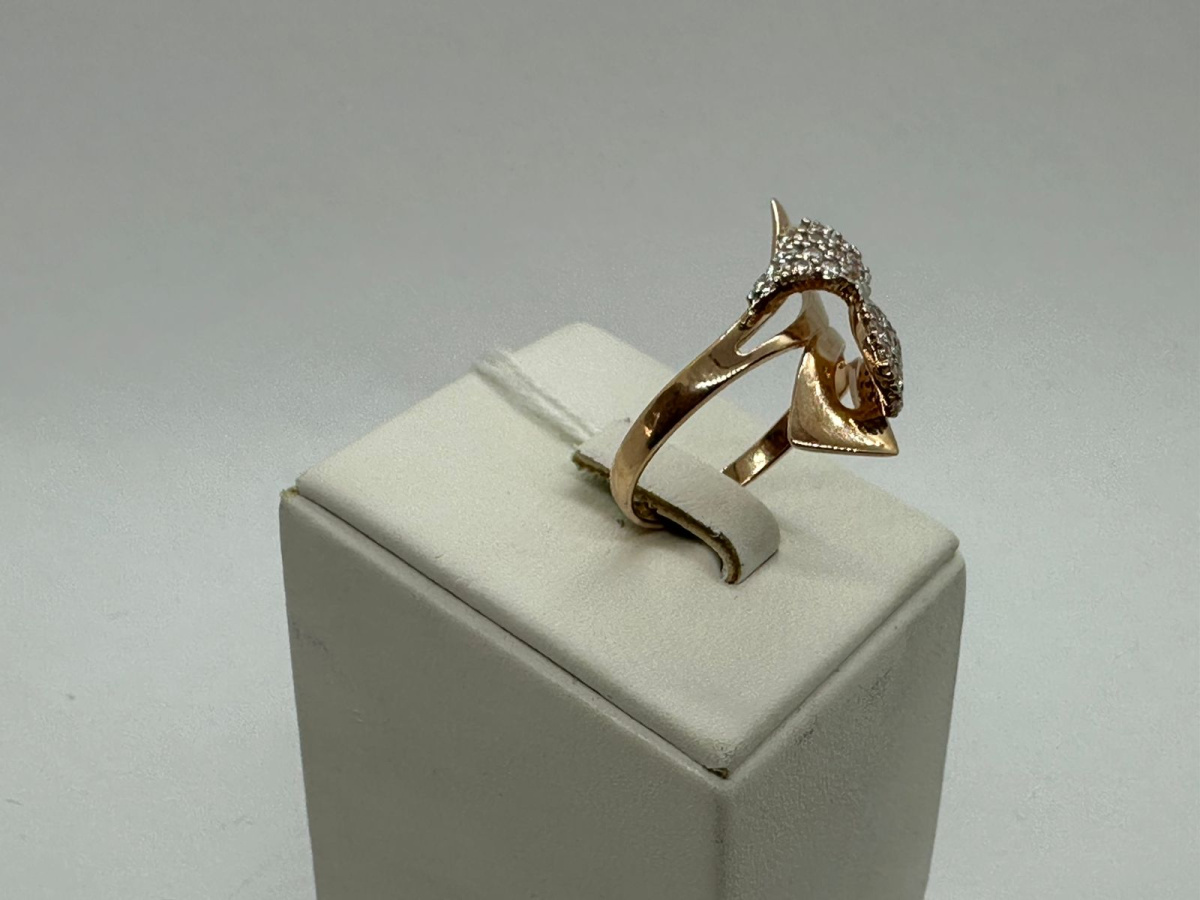 КОЛКМИ585 КОЛЬЦО С КАМНЯМИ (Au 585)