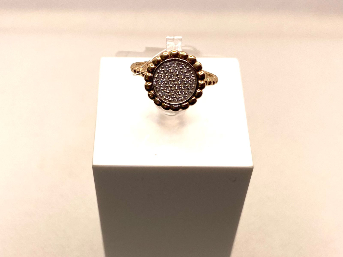 КОЛЬЦО С КАМНЯМИ (Au 585)